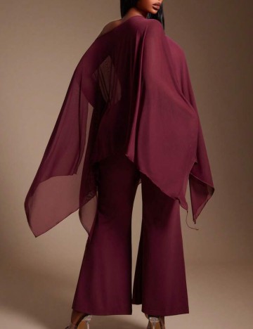 Compleu Shein Curve+, vișiniu