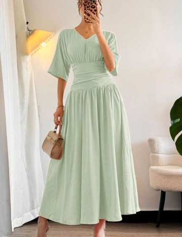 Rochie maxi Shein, verde