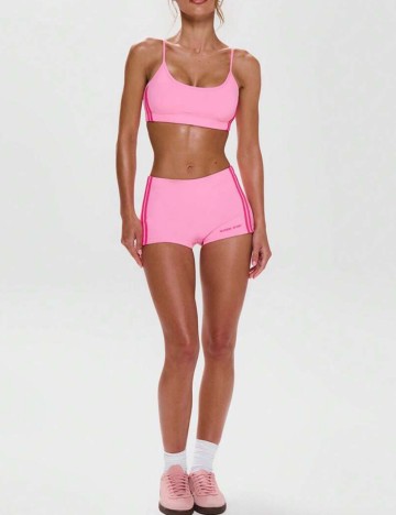 Pantaloni scurți Shein MUSERA, roz
