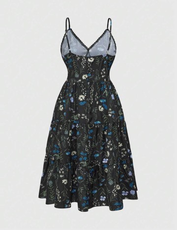 Rochie maxi Shein Curve+, negru