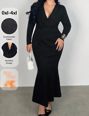 Rochie midi Shein, negru