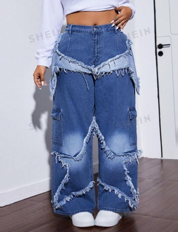 Jeans Shein, albastru