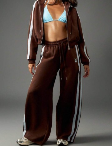 Pantaloni de trening Shein Missguided, maro