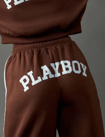 Pantaloni de trening Shein Missguided, maro