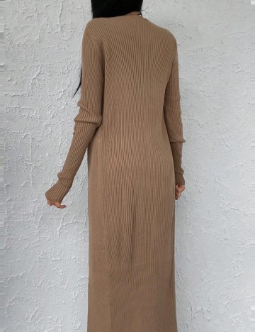 Set Rochie și Cardigan Shein, maro