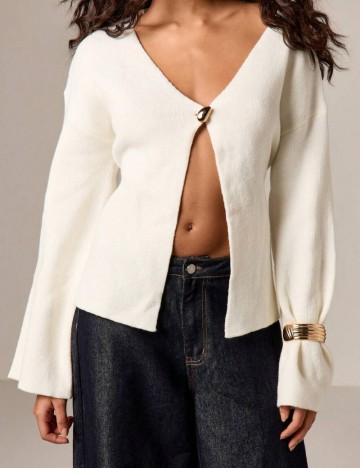 Cardigan Shein, crem