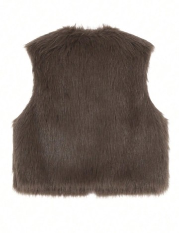 Vestă Shein DAZY, maro