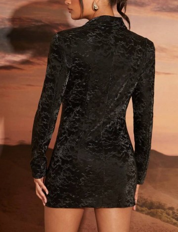 Rochie Tip Sacou Shein HAUTE, negru