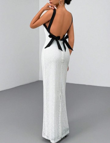 Rochie de ocazie Shein, alb