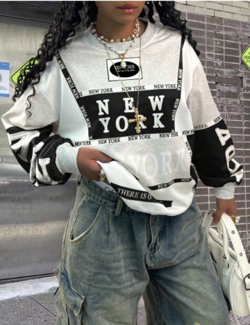 Bluză Shein, mix culori