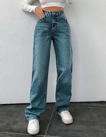 Jeans Shein, albastru