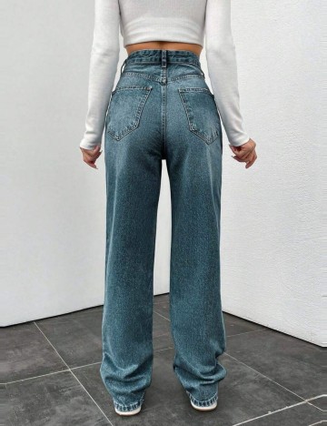 Jeans Shein, albastru