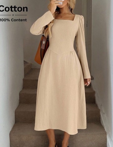 Rochie midi Shein, bej