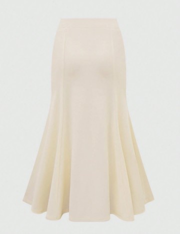 Fustă midi Shein, crem