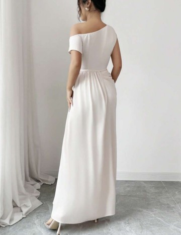 Rochie maxi Shein, crem