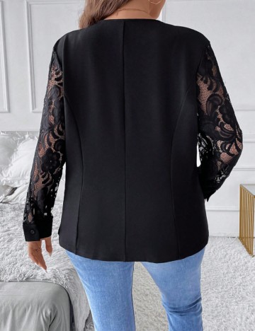 Sacou Shein Emery Rose, negru