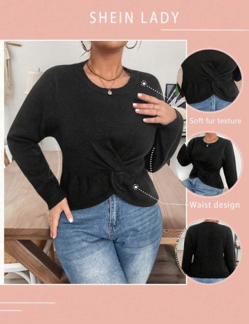 Pulover Shein, negru