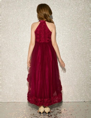 Rochie de ocazie Shein, vișiniu