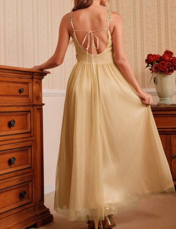 Rochie midi Shein, auriu