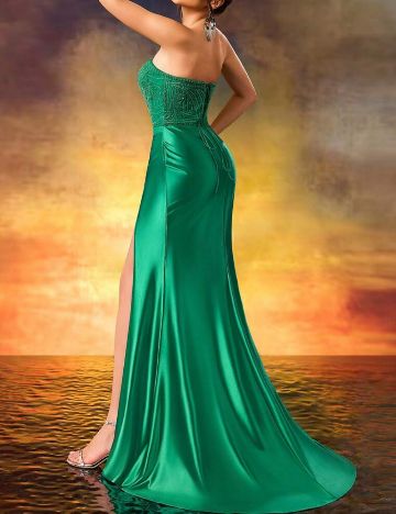 Rochie de ocazie Shein, verde