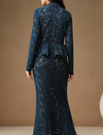 Rochie maxi Shein Anewsta, albastru