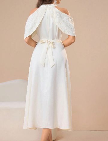 Rochie maxi Shein, crem