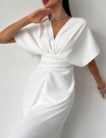 Rochie midi Shein, alb