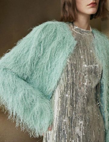 Jachetă Shein, verde