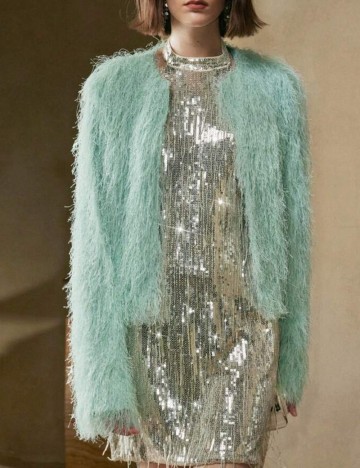 Jachetă Shein, verde