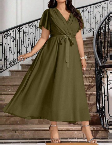 Rochie midi Shein, verde