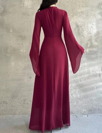 Rochie maxi Shein, vișiniu