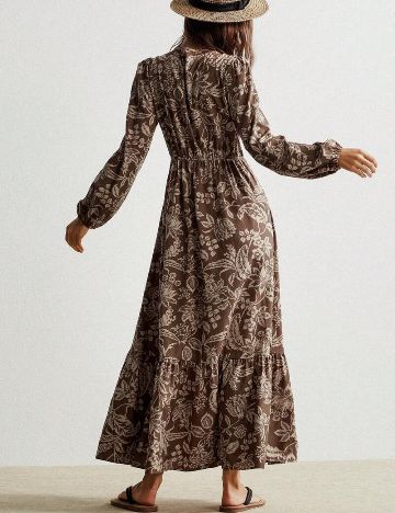 Rochie maxi Shein Curve+, mix culori