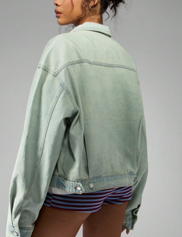 Jachetă De Blugi Shein Missguided, albastru