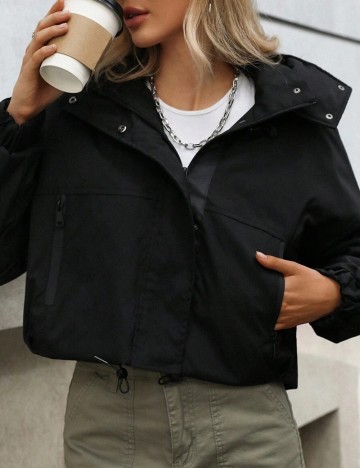 Jachetă Shein, negru