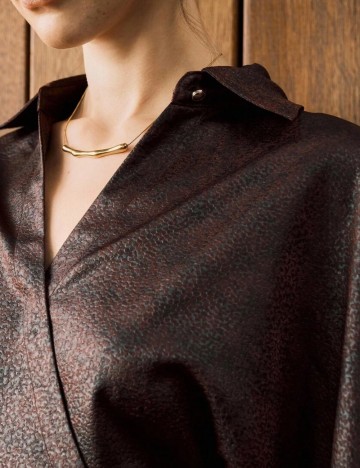 Cămașă Shein, mov