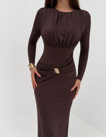 Rochie maxi Shein, maro