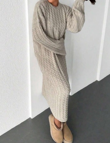 Rochie maxi Shein, bej