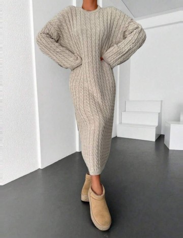 Rochie maxi Shein, bej