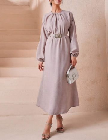 Rochie maxi Shein, bej