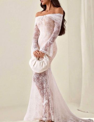 Rochie maxi Shein, alb