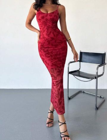 Rochie midi Shein, roșu