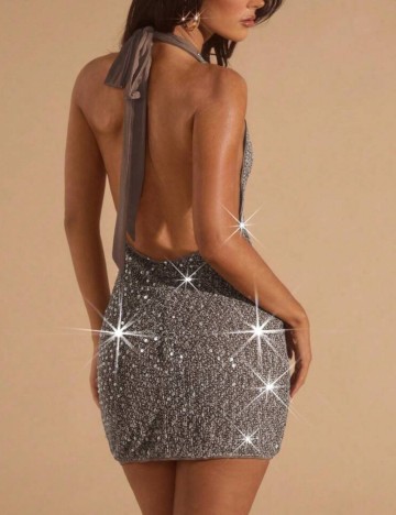 Rochie mini Shein, gri