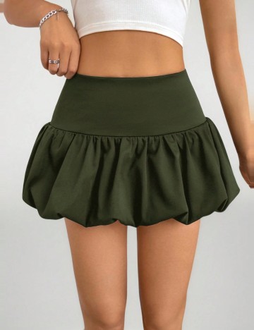 Fustă Pantalon Shein, verde