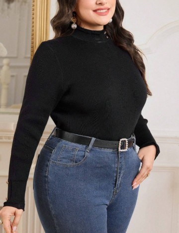 Bluză Shein Curve+, negru