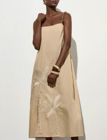 Rochie midi Shein, bej