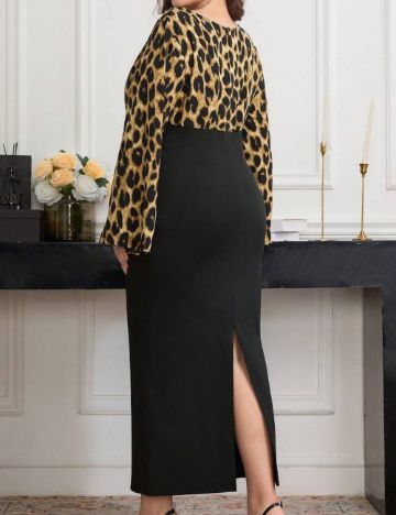 Rochie midi Shein, mix culori