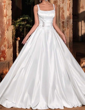 Rochie de ocazie și bridal Shein, alb