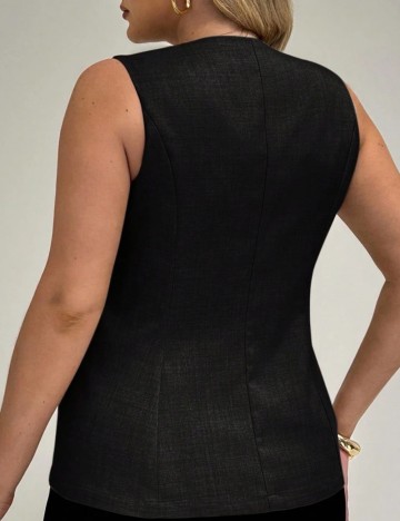Vestă Shein Curve+, negru