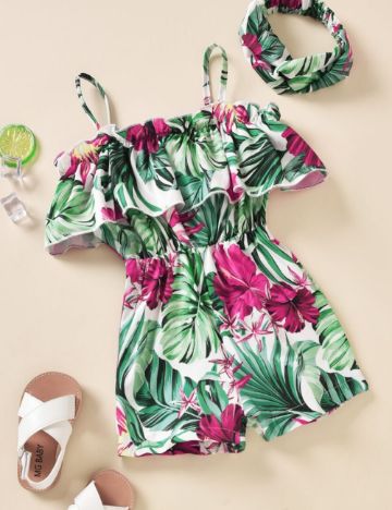 Salopetă scurtă Shein, mix culori