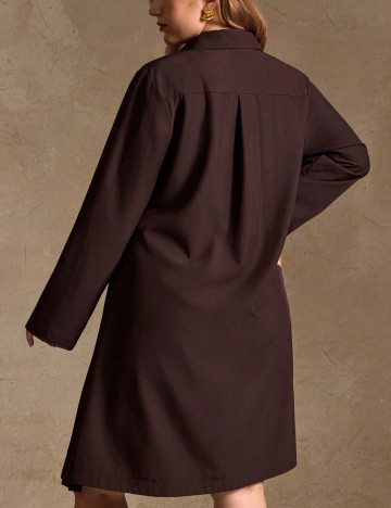 Rochie mini Shein Curve+, maro